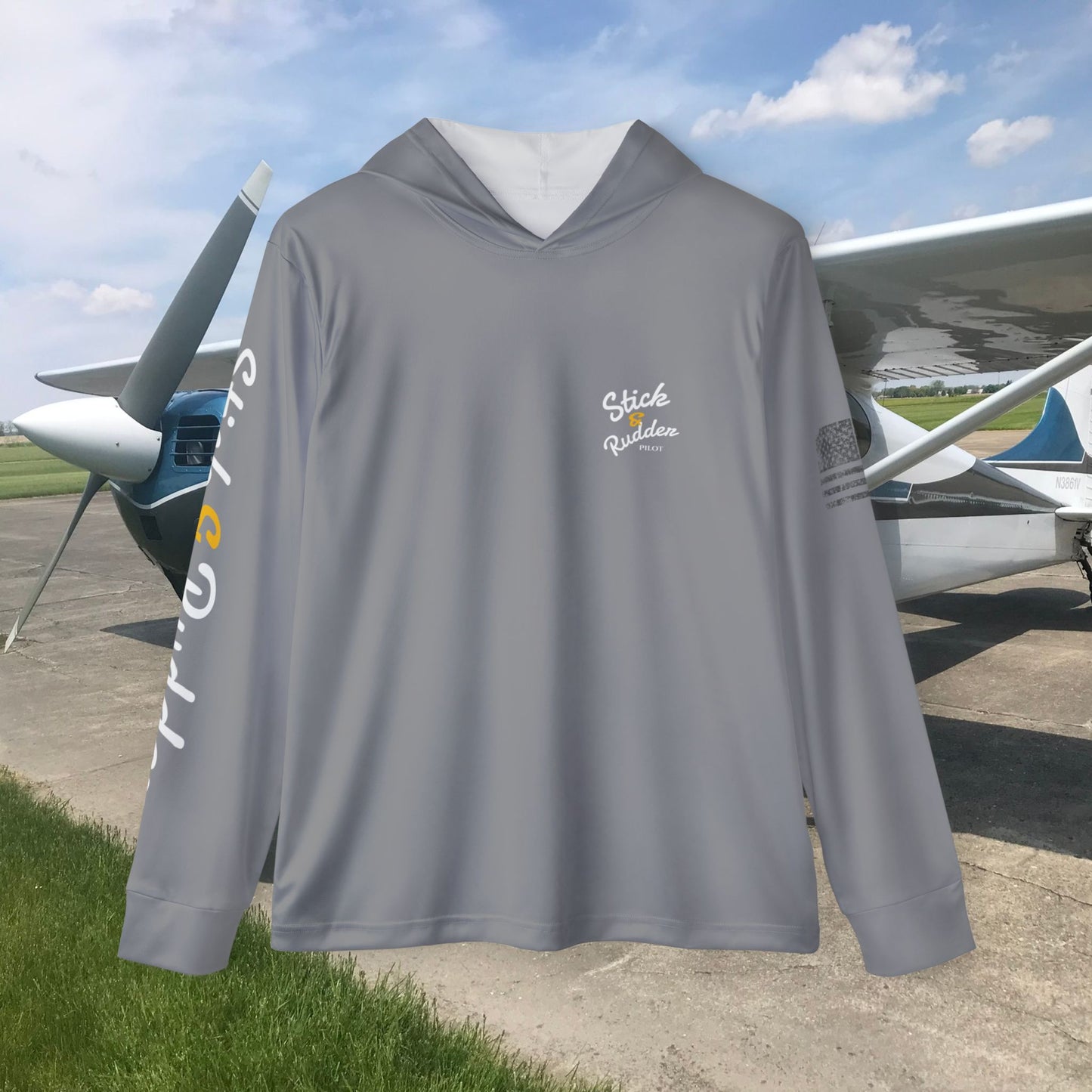Cub Stick & Rudder Athlete Warmup Hoodie, Sporty Hoodie, Casual Men's Wear, Fitness Apparel, Outdoor Gear, Adventure Hoodie, Travel Outfit