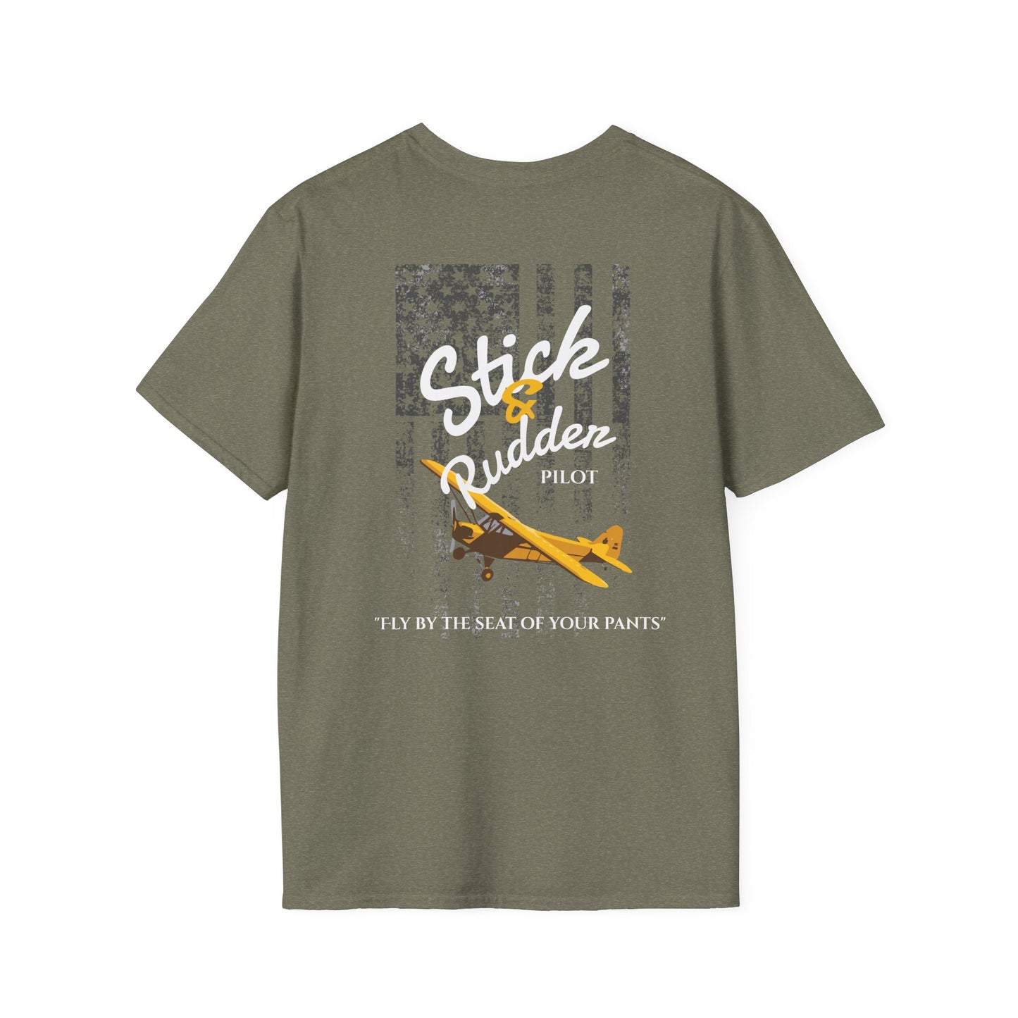 Cub Stick & Rudder Vintage Aviation T-Shirt