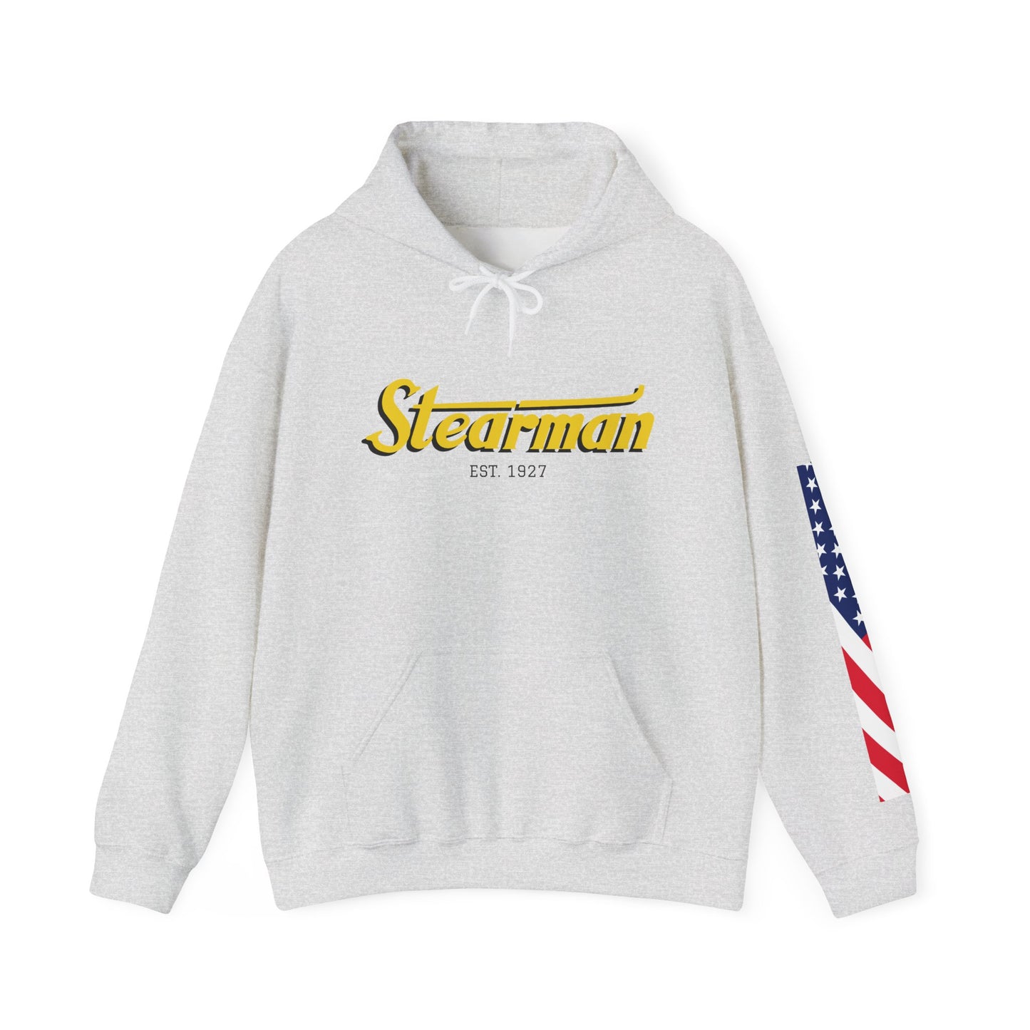 Stearman Aviator Vintage Hoodie, Unisex Pilot Sweatshirt, Retro Aviation Gift, Cozy Travel Wear, Unique Airplane Design