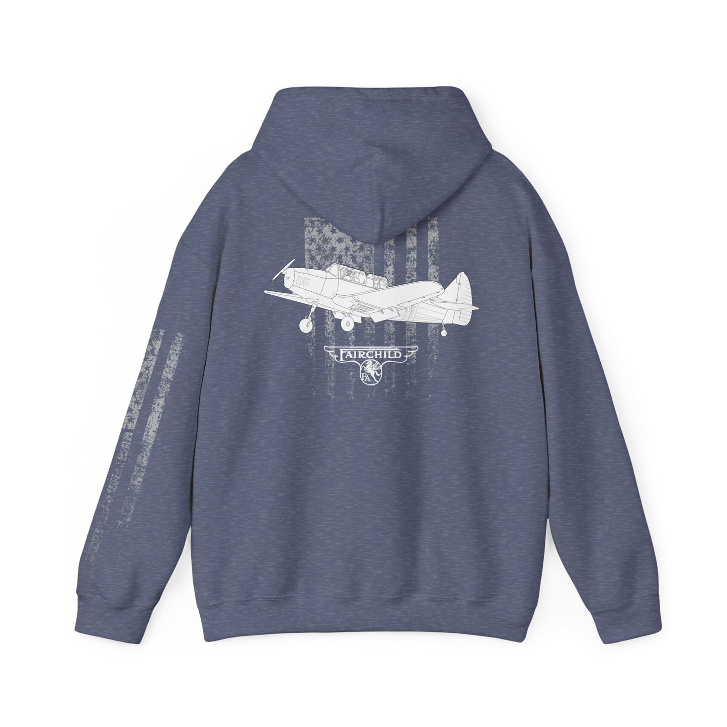 Fairchild PT-26 Aviator Vintage Hoodie, Unisex Pilot Sweatshirt, Retro Aviation Gift, Cozy Travel Wear, Unique Airplane Design