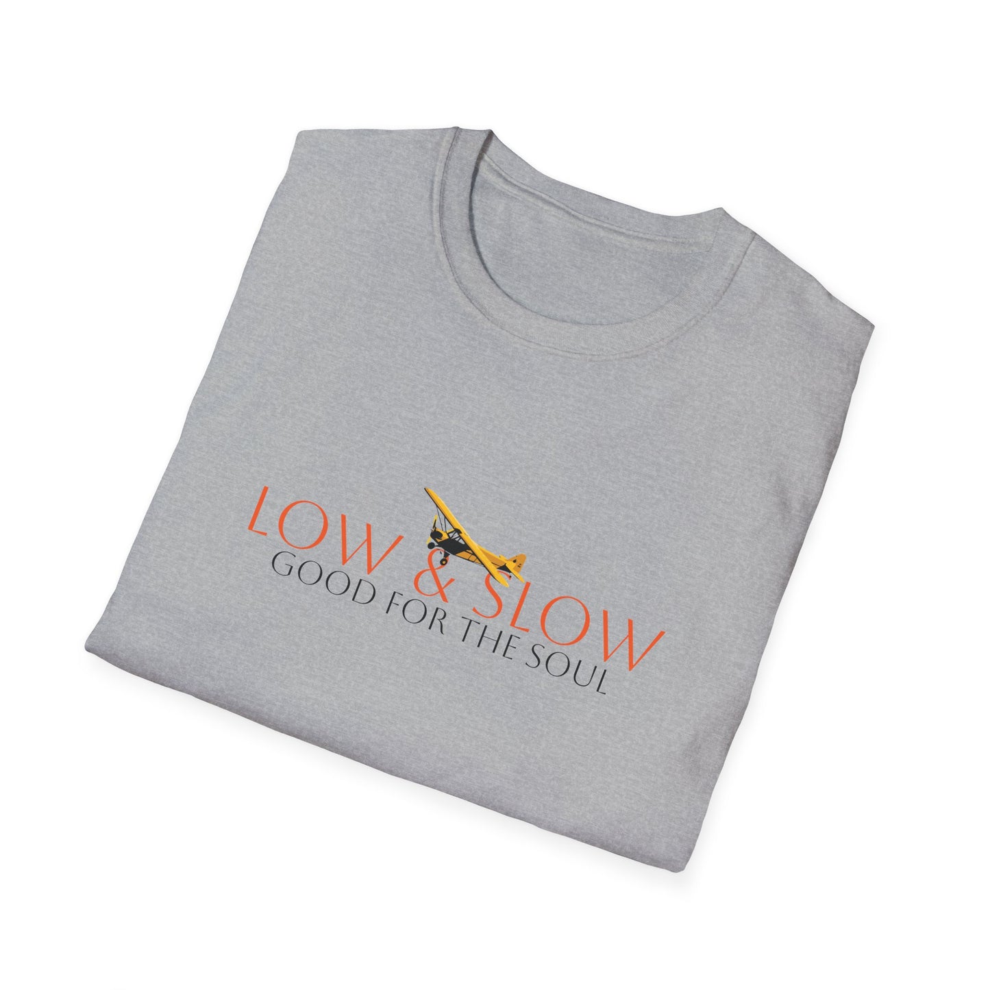 Low & Slow Taildragger Flying Aviation T-Shirt