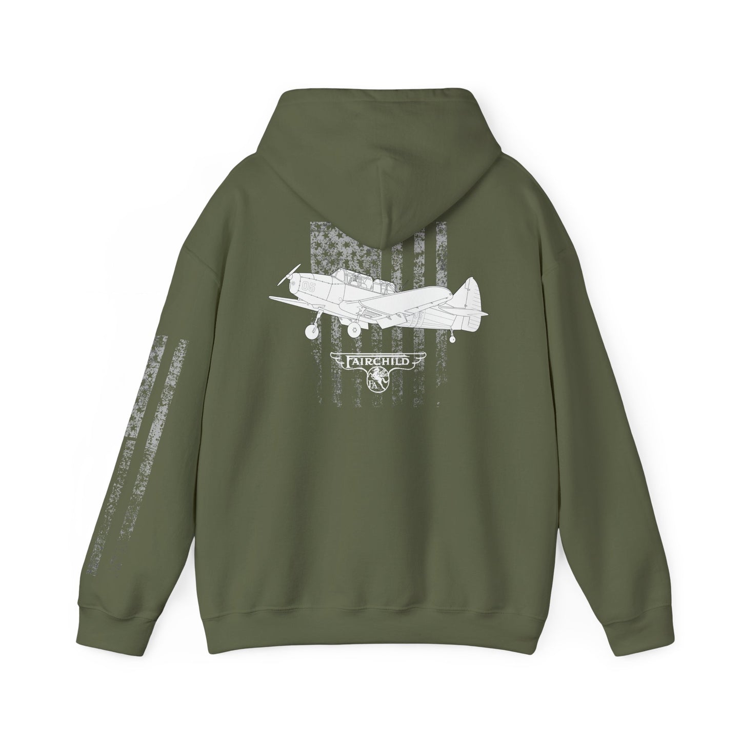 Fairchild PT-26 Aviator Vintage Hoodie, Unisex Pilot Sweatshirt, Retro Aviation Gift, Cozy Travel Wear, Unique Airplane Design