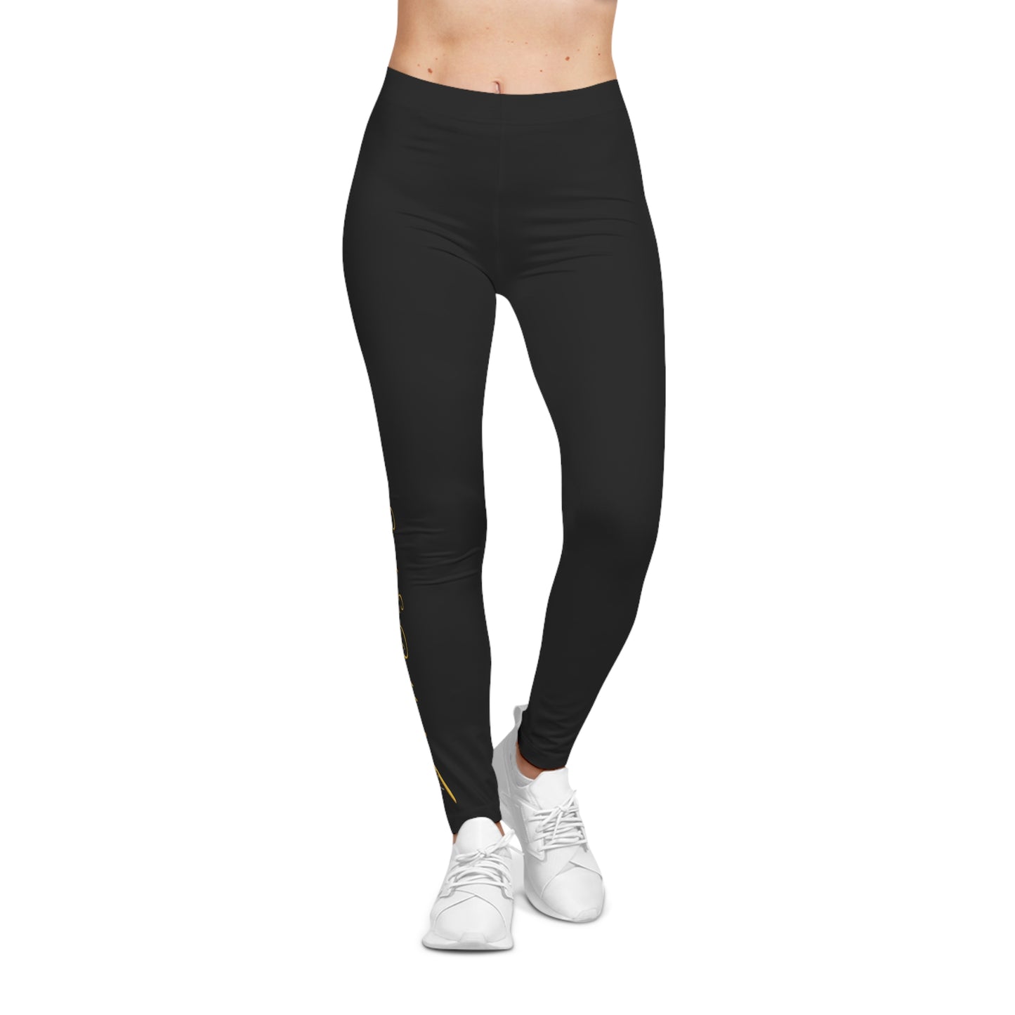 Cub Stick & Rudder Leggings with Aviation Print, Casual Activewear, Everyday Comfort, Sporty Fashion, Great for Gym & Lounging