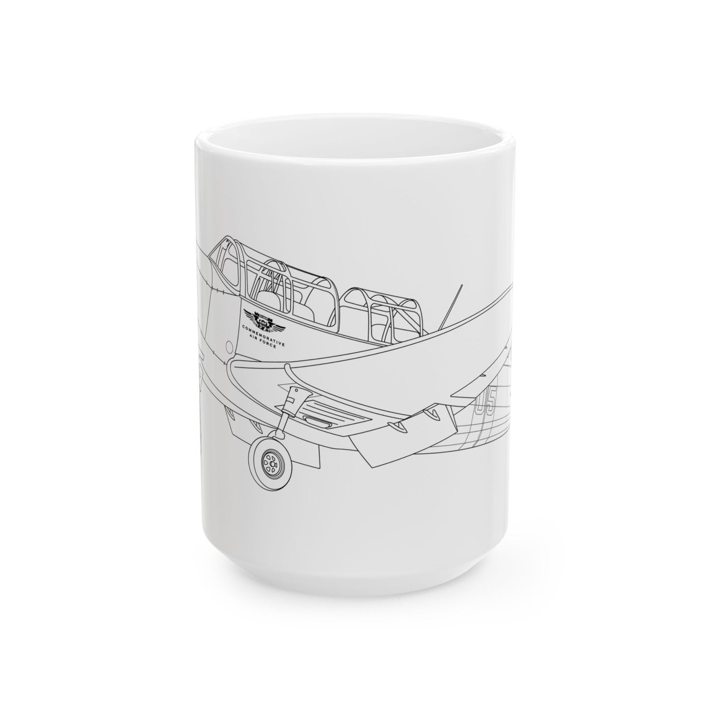 Fairchild PT-26 Aviator Design Ceramic Mug - Perfect Gift for Pilots, Aviation Enthusiasts, Airplane Lovers, Birthday, Father's Day, Coffee, Tea
