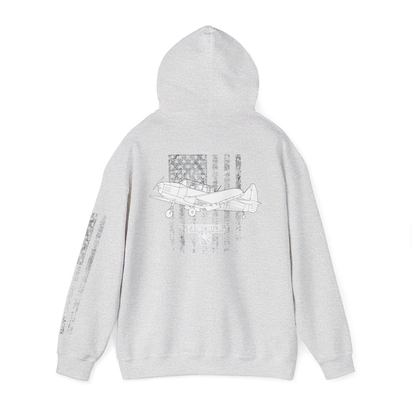 Fairchild PT-26 Aviator Vintage Hoodie, Unisex Pilot Sweatshirt, Retro Aviation Gift, Cozy Travel Wear, Unique Airplane Design
