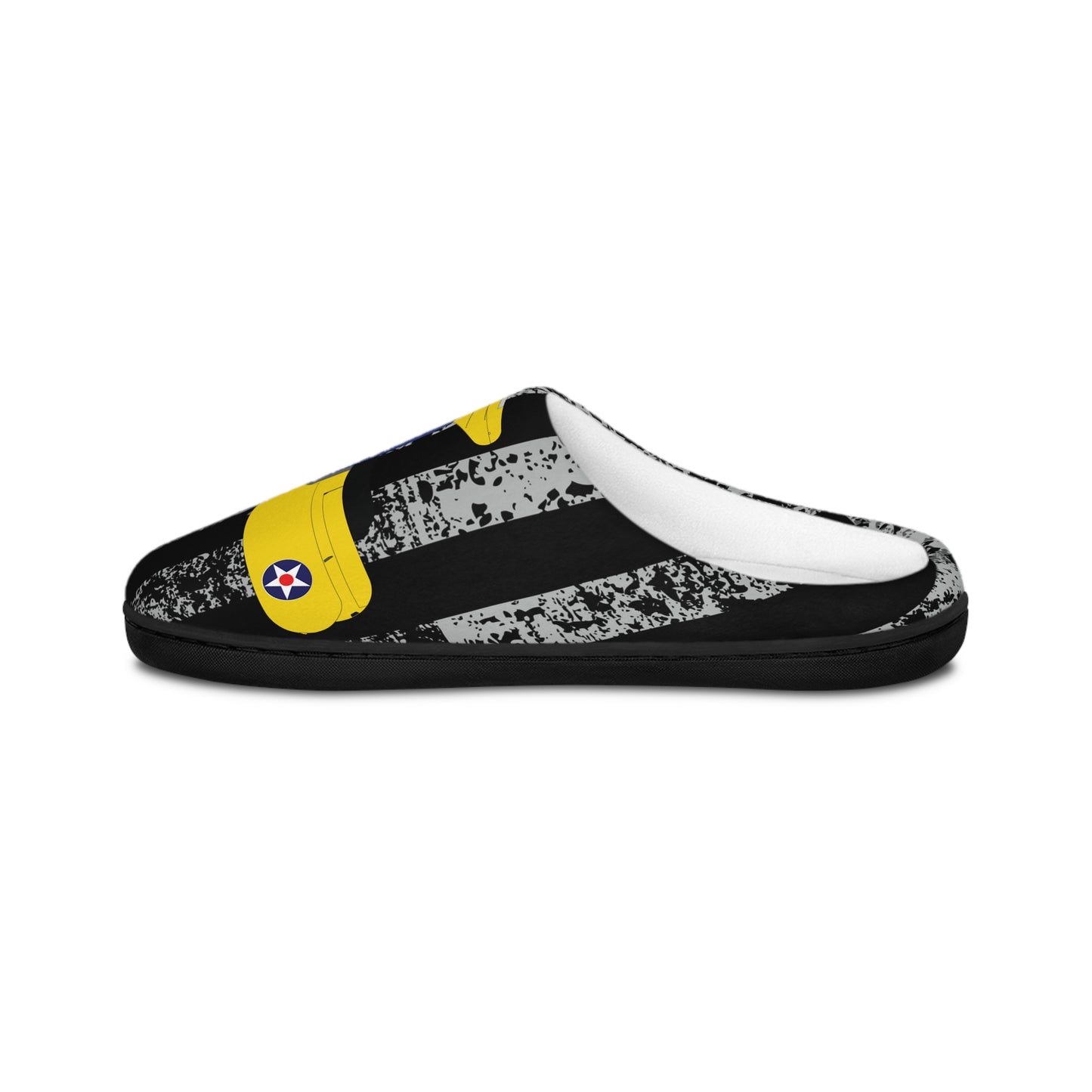 Aviation-Themed Men's Indoor Slippers, Cozy Home Footwear, Unique Gift for Pilots, Casual Relaxation, Perfect for Father's Day