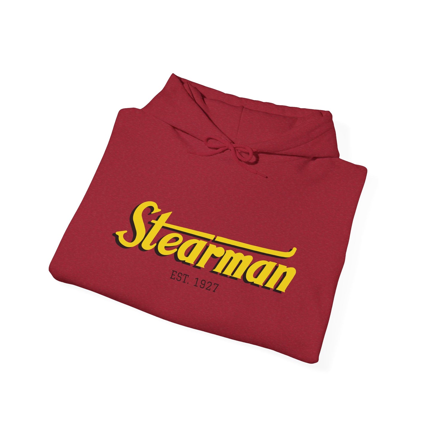 Stearman Aviator Vintage Hoodie, Unisex Pilot Sweatshirt, Retro Aviation Gift, Cozy Travel Wear, Unique Airplane Design