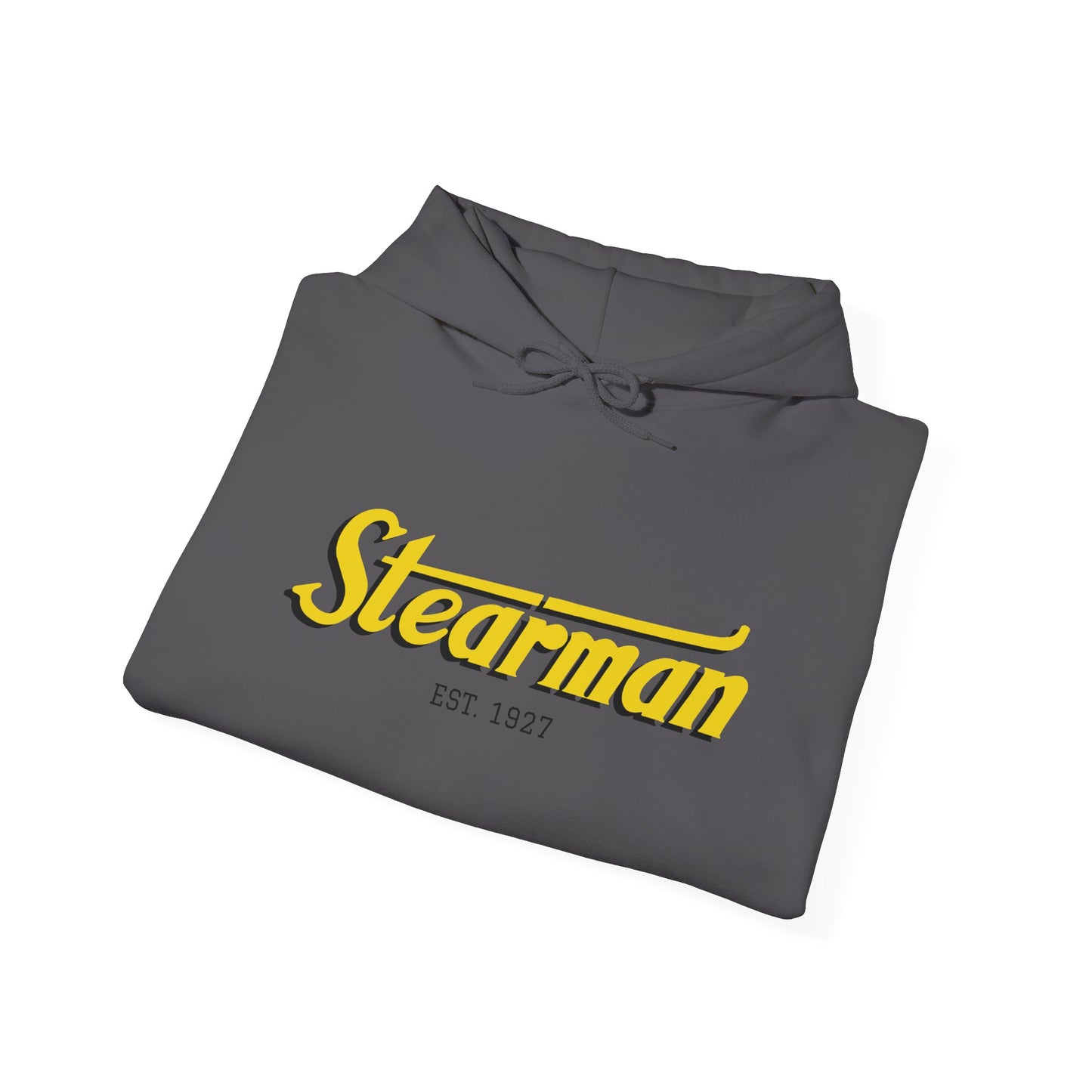 Stearman Aviator Vintage Hoodie, Unisex Pilot Sweatshirt, Retro Aviation Gift, Cozy Travel Wear, Unique Airplane Design