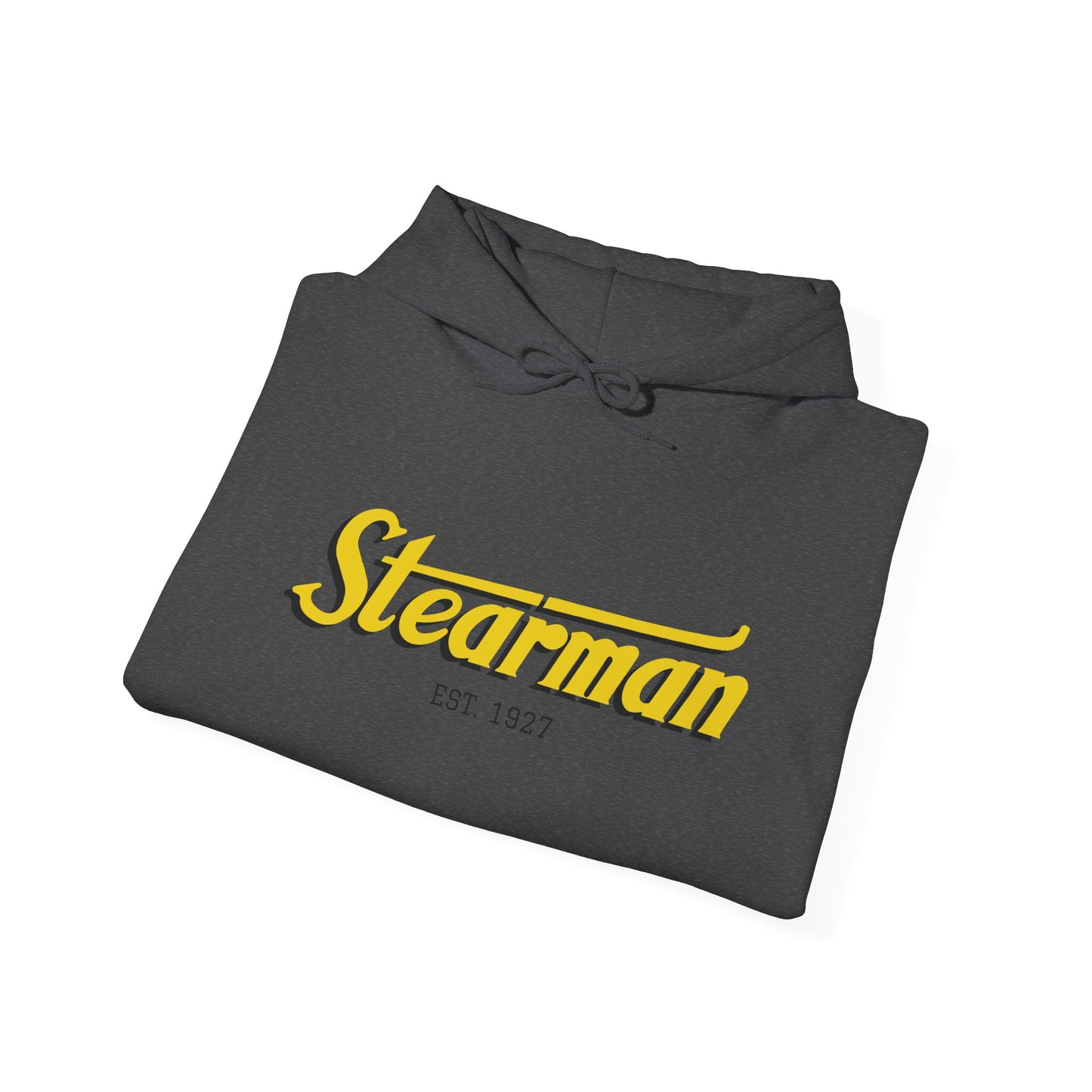 Stearman Aviator Vintage Hoodie, Unisex Pilot Sweatshirt, Retro Aviation Gift, Cozy Travel Wear, Unique Airplane Design