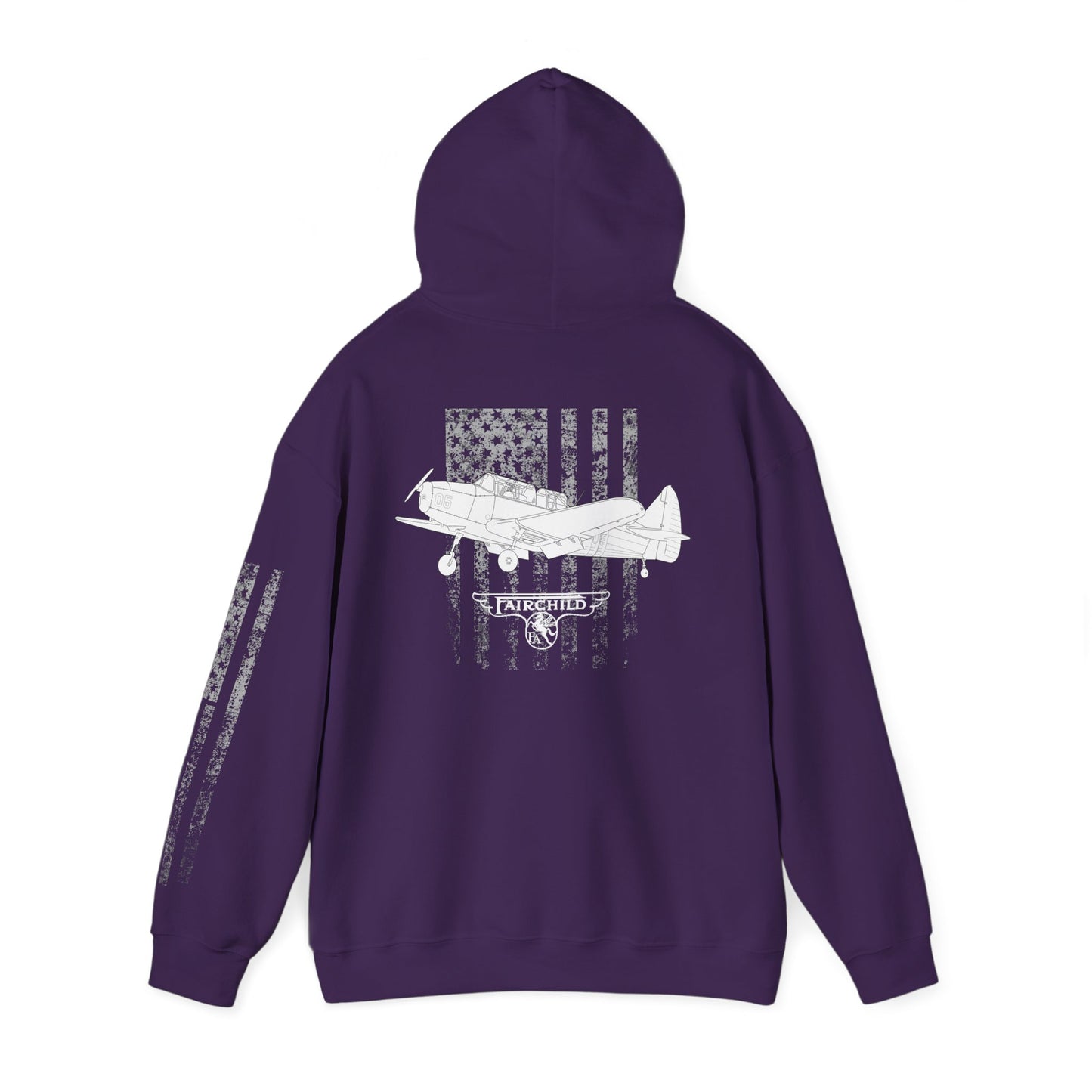 Fairchild PT-26 Aviator Vintage Hoodie, Unisex Pilot Sweatshirt, Retro Aviation Gift, Cozy Travel Wear, Unique Airplane Design