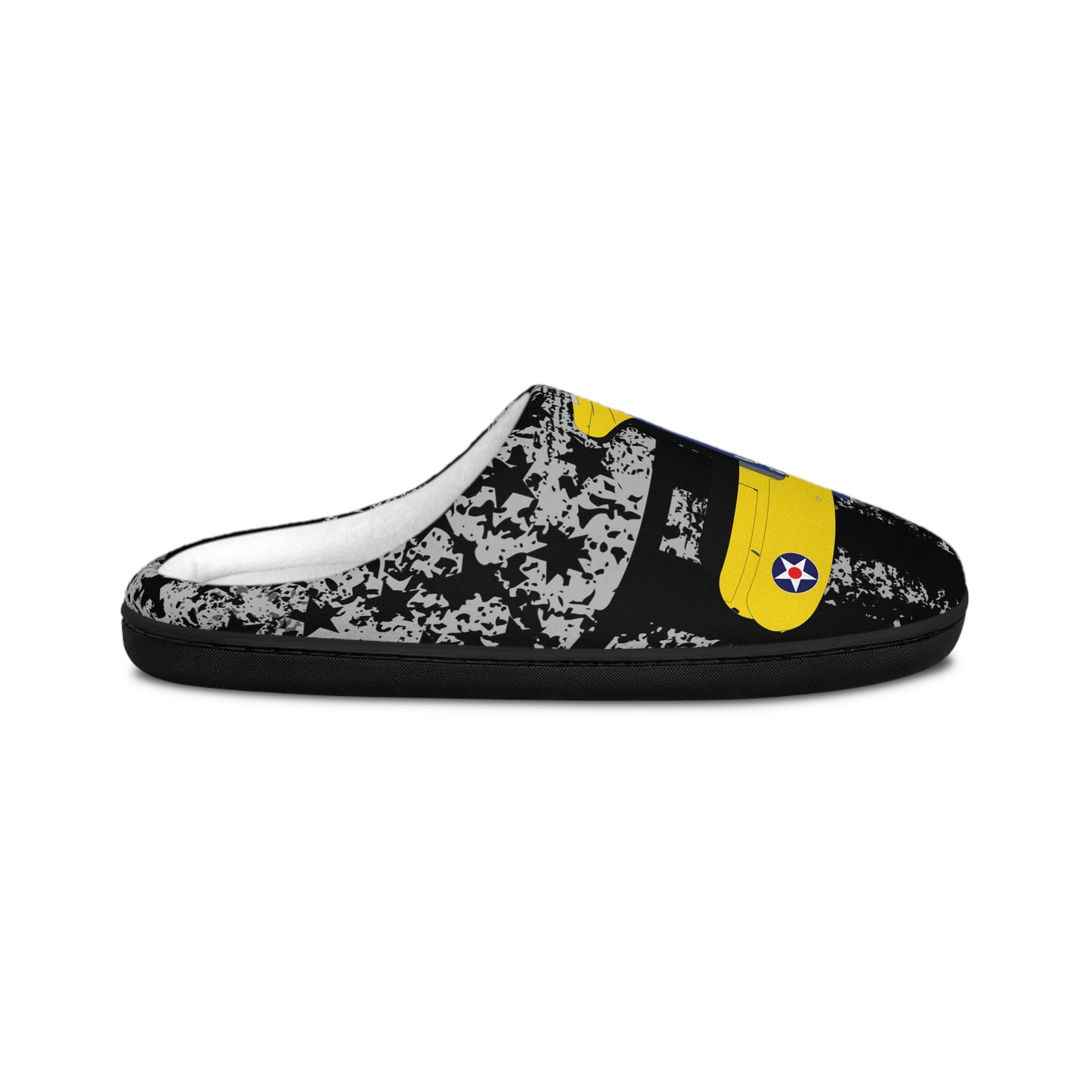 Aviation-Themed Men's Indoor Slippers, Cozy Home Footwear, Unique Gift for Pilots, Casual Relaxation, Perfect for Father's Day