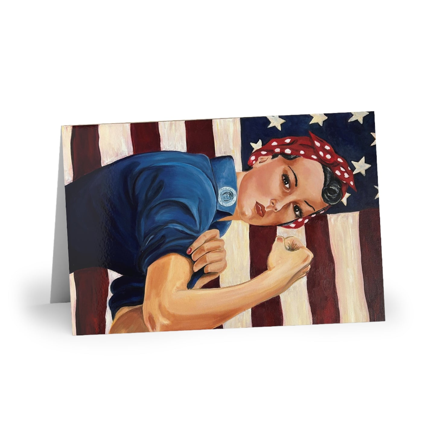 Rosie Greeting Cards - 1 or 10-pack, Perfect for Pilots, Aviation Lovers, Birthdays, Congratulations, Thank You