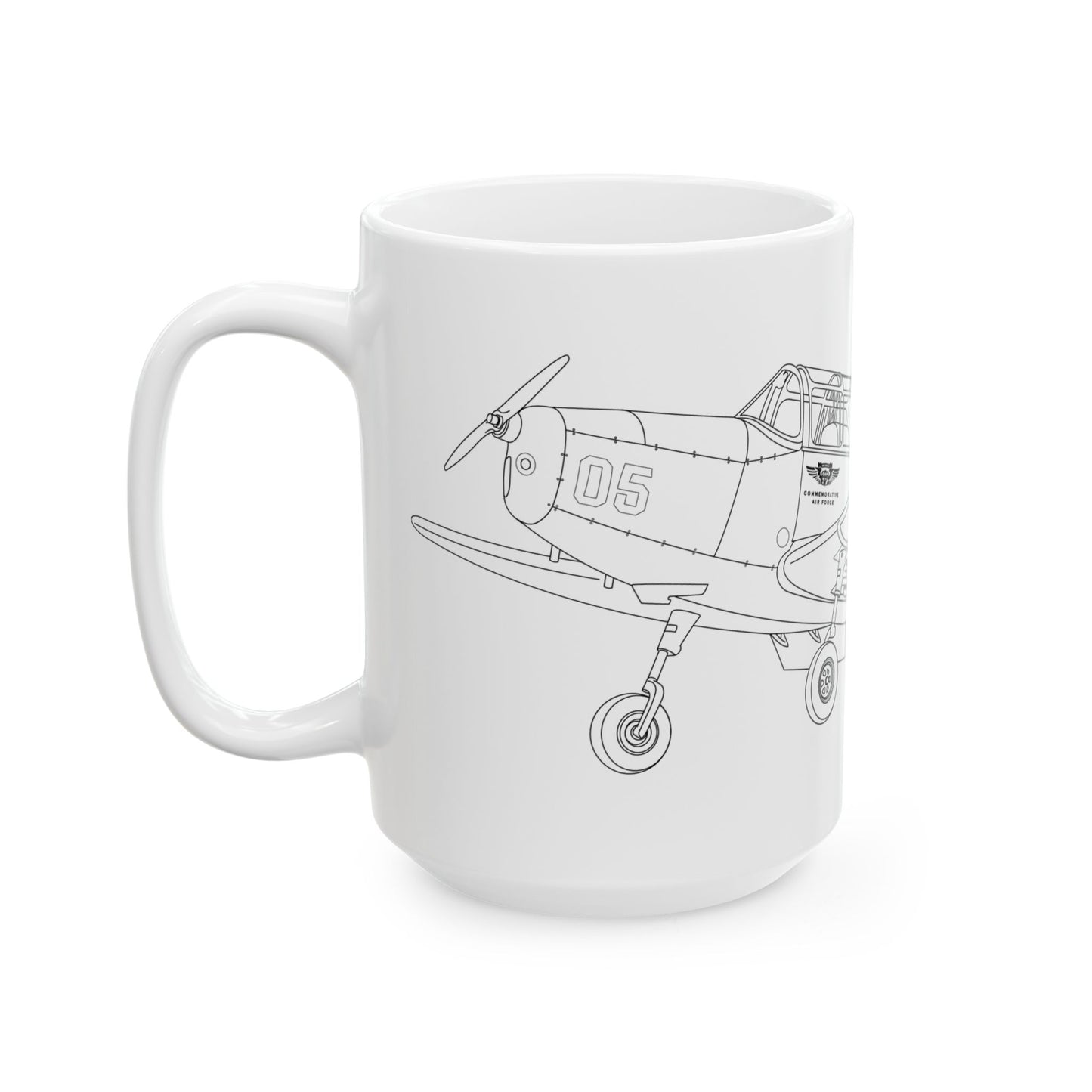 Fairchild PT-26 Aviator Design Ceramic Mug - Perfect Gift for Pilots, Aviation Enthusiasts, Airplane Lovers, Birthday, Father's Day, Coffee, Tea
