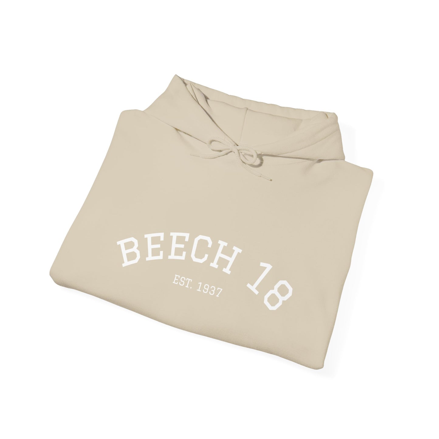 Beech 18 Aviator Vintage Hoodie, Unisex Pilot Sweatshirt with Sleeve