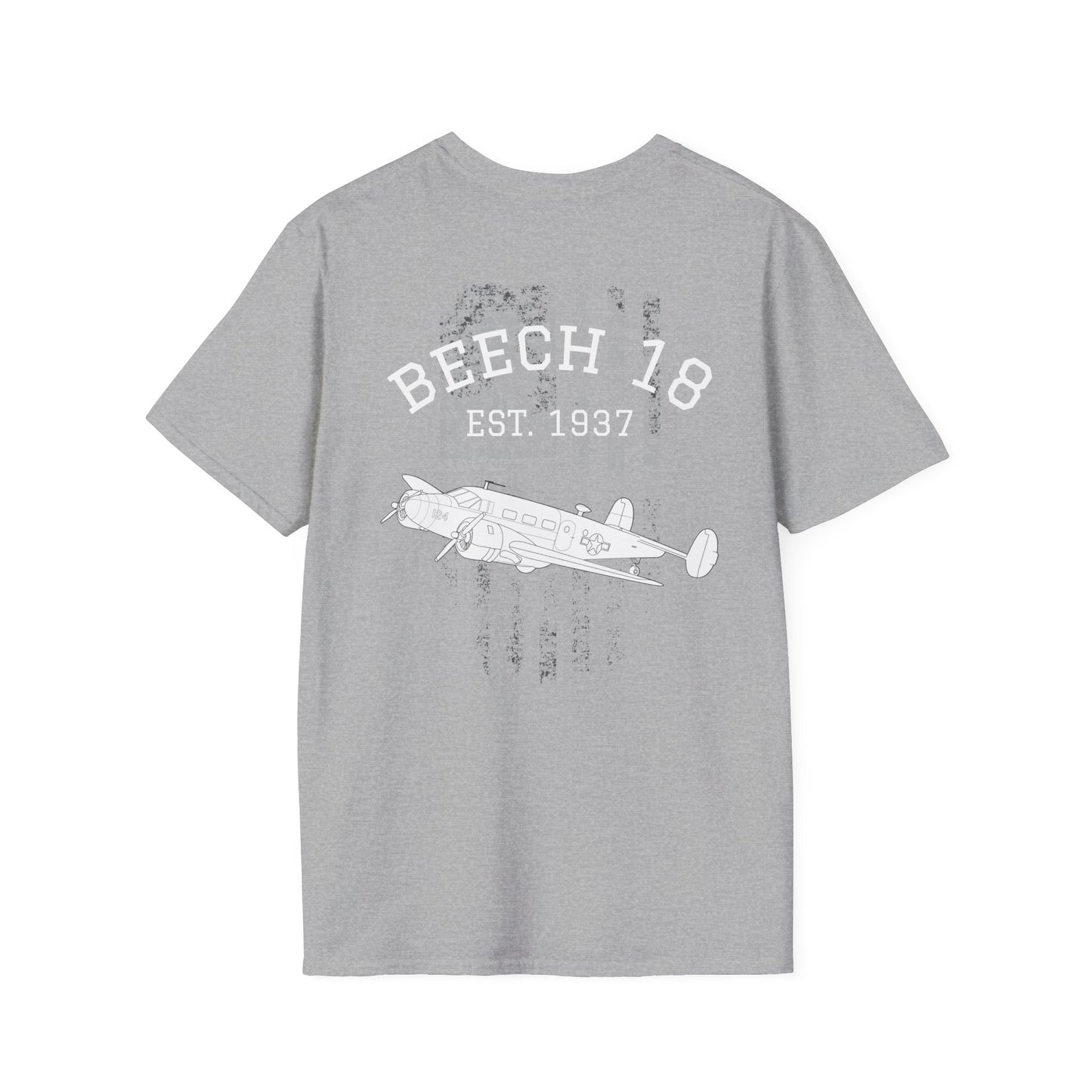 Beech 18 Vintage Aviation T-Shirt