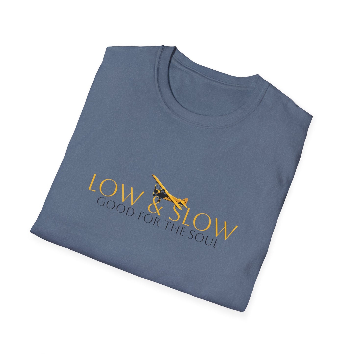 Low & Slow Taildragger Flying Aviation T-Shirt