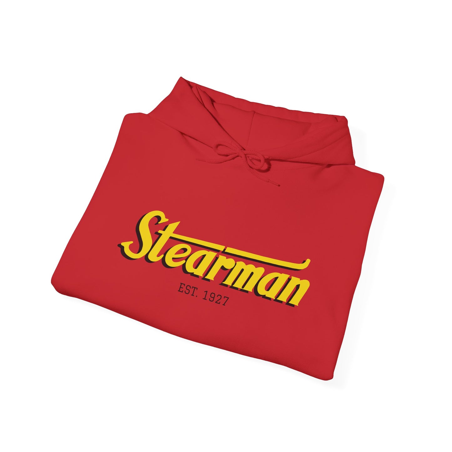 Stearman Aviator Vintage Hoodie, Unisex Pilot Sweatshirt, Retro Aviation Gift, Cozy Travel Wear, Unique Airplane Design
