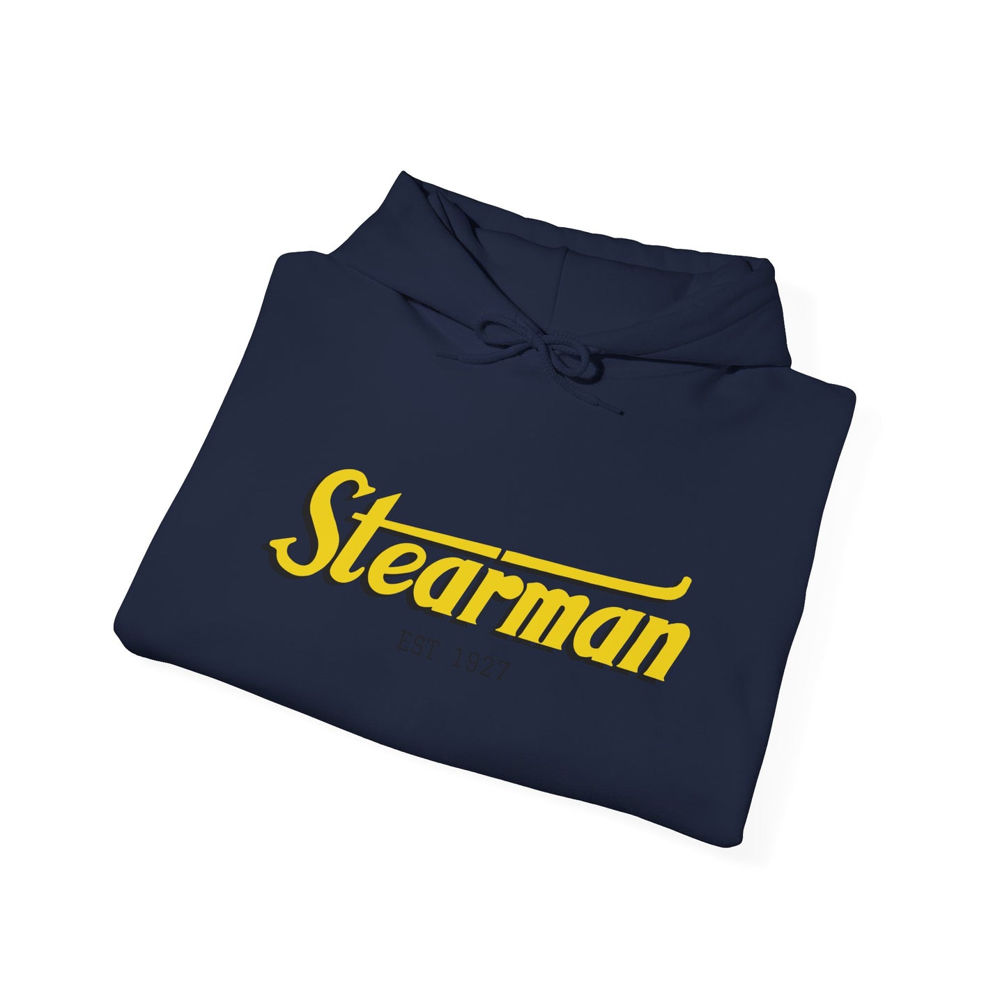 Stearman Aviator Vintage Hoodie, Unisex Pilot Sweatshirt, Retro Aviation Gift, Cozy Travel Wear, Unique Airplane Design