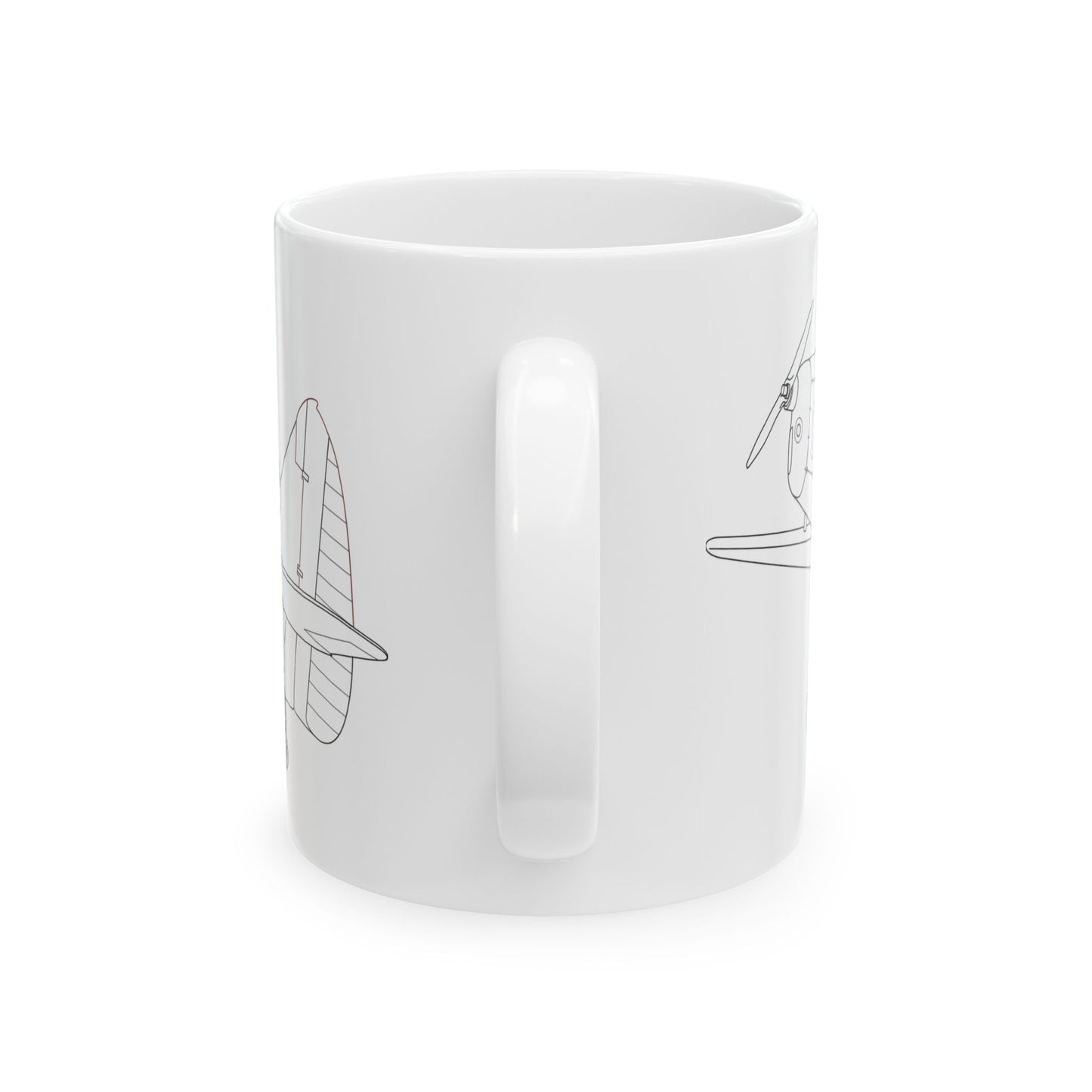 Fairchild PT-26 Aviator Design Ceramic Mug - Perfect Gift for Pilots, Aviation Enthusiasts, Airplane Lovers, Birthday, Father's Day, Coffee, Tea