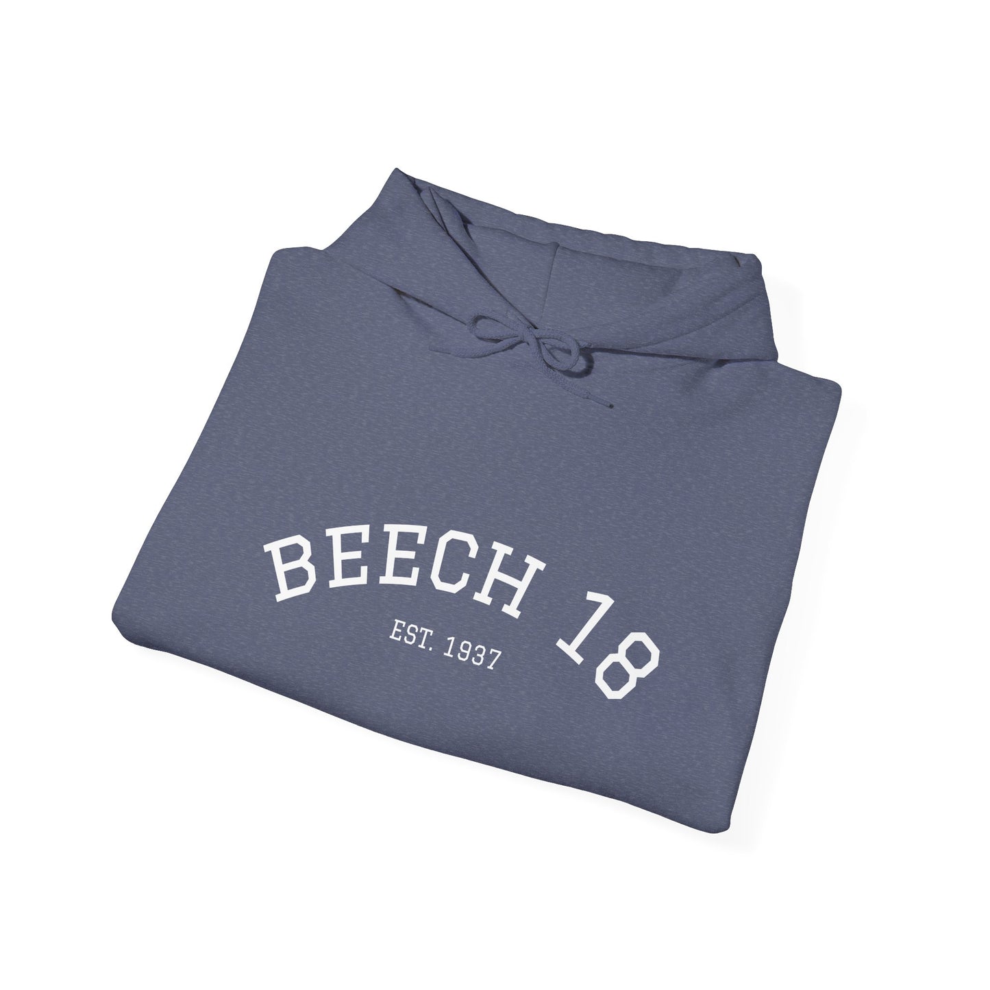 Beech 18 Aviator Vintage Hoodie, Unisex Pilot Sweatshirt with Sleeve