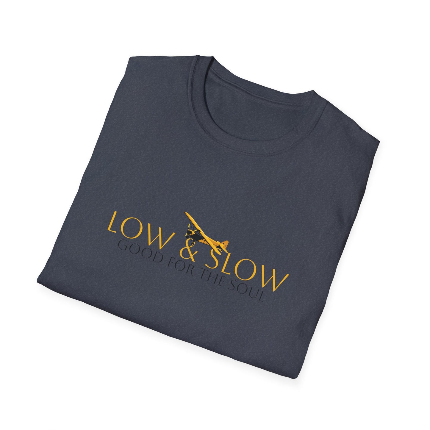 Low & Slow Taildragger Flying Aviation T-Shirt