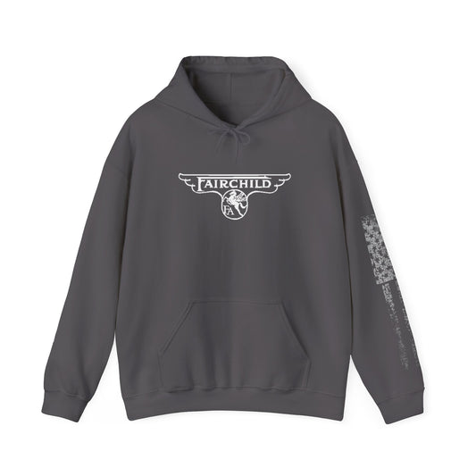 Fairchild PT-26 Aviator Vintage Hoodie, Unisex Pilot Sweatshirt, Retro Aviation Gift, Cozy Travel Wear, Unique Airplane Design