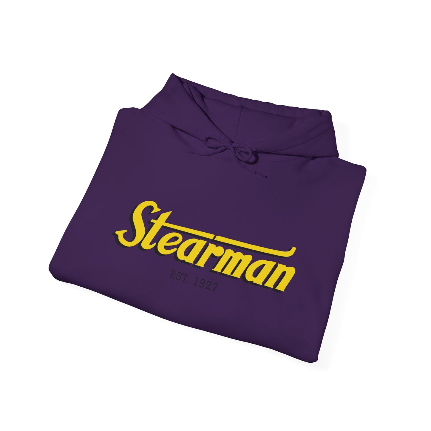 Stearman Aviator Vintage Hoodie, Unisex Pilot Sweatshirt, Retro Aviation Gift, Cozy Travel Wear, Unique Airplane Design