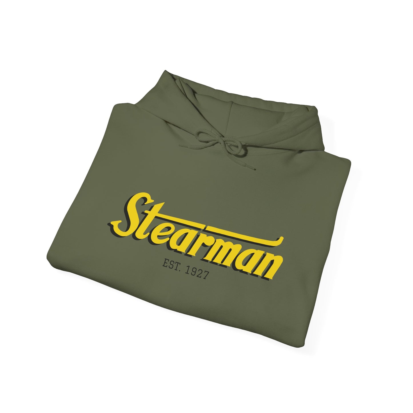 Stearman Aviator Vintage Hoodie, Unisex Pilot Sweatshirt, Retro Aviation Gift, Cozy Travel Wear, Unique Airplane Design