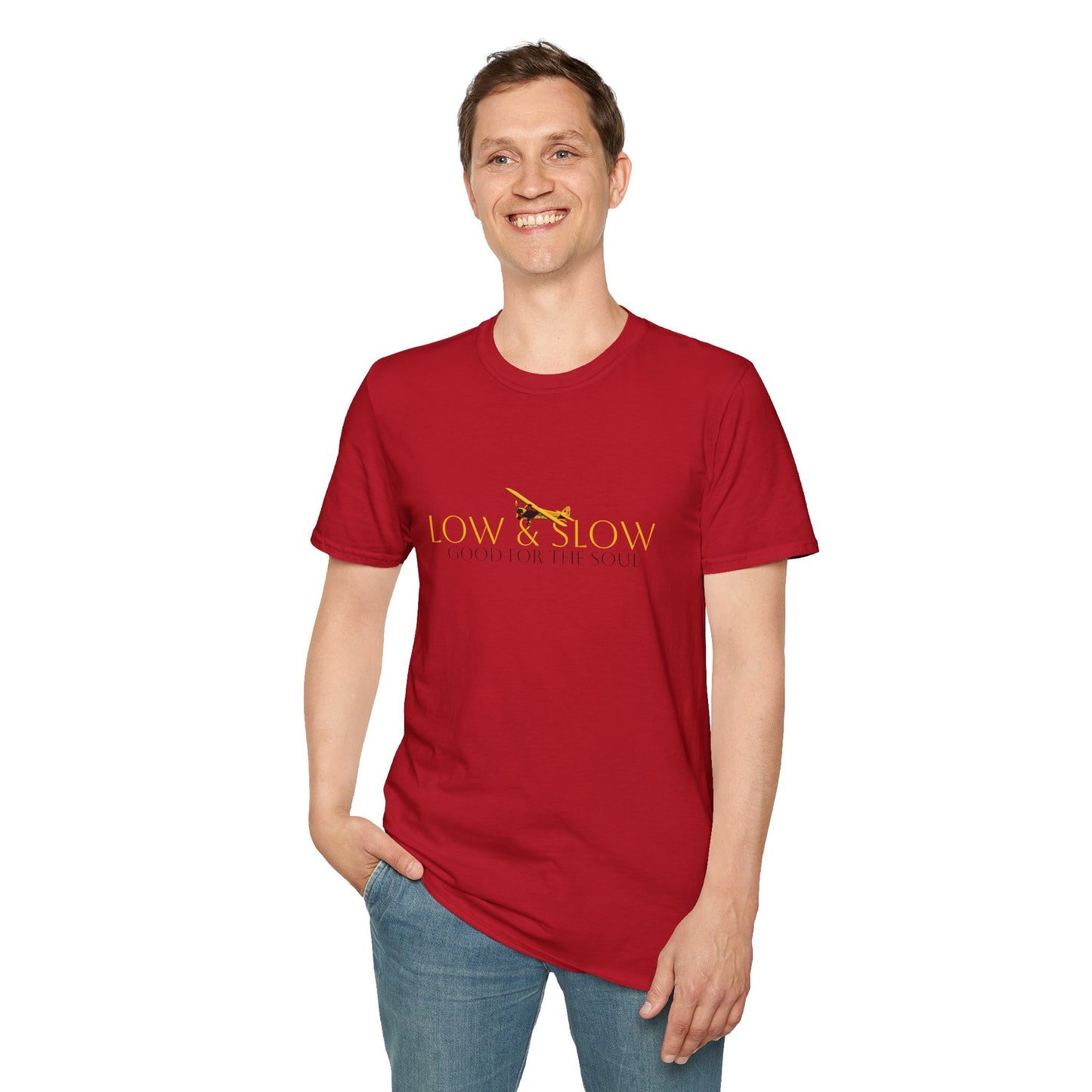 Low & Slow Taildragger Flying Aviation T-Shirt