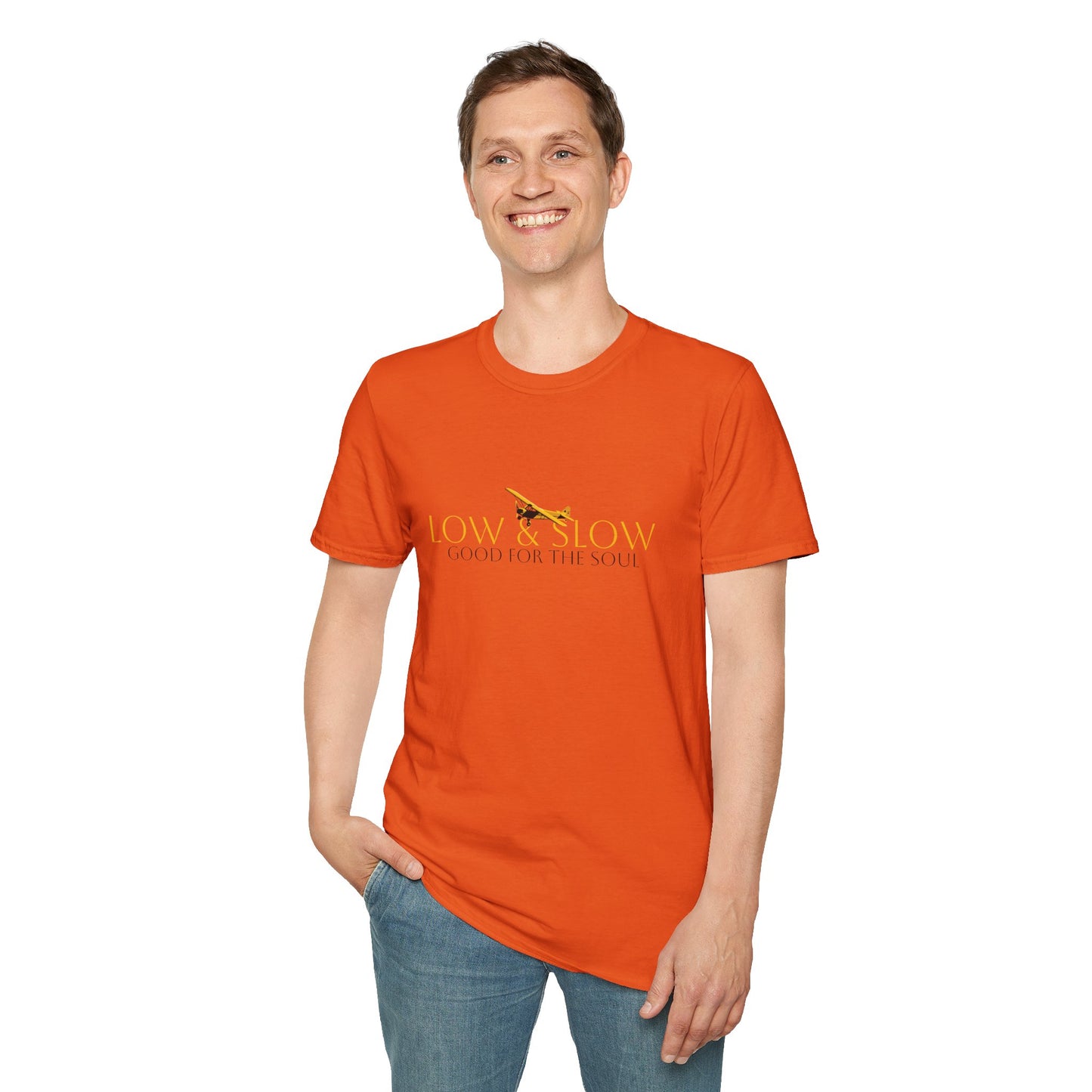 Low & Slow Taildragger Flying Aviation T-Shirt