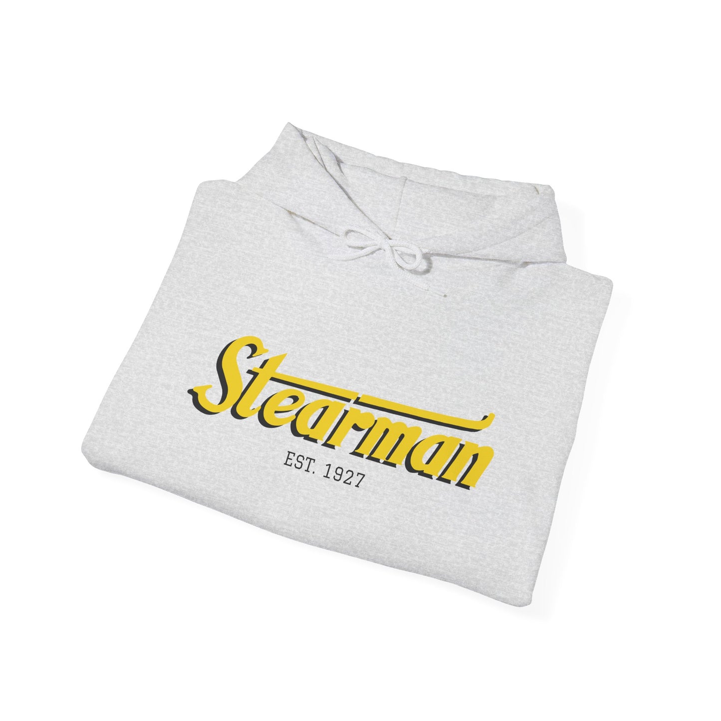 Stearman Aviator Vintage Hoodie, Unisex Pilot Sweatshirt, Retro Aviation Gift, Cozy Travel Wear, Unique Airplane Design