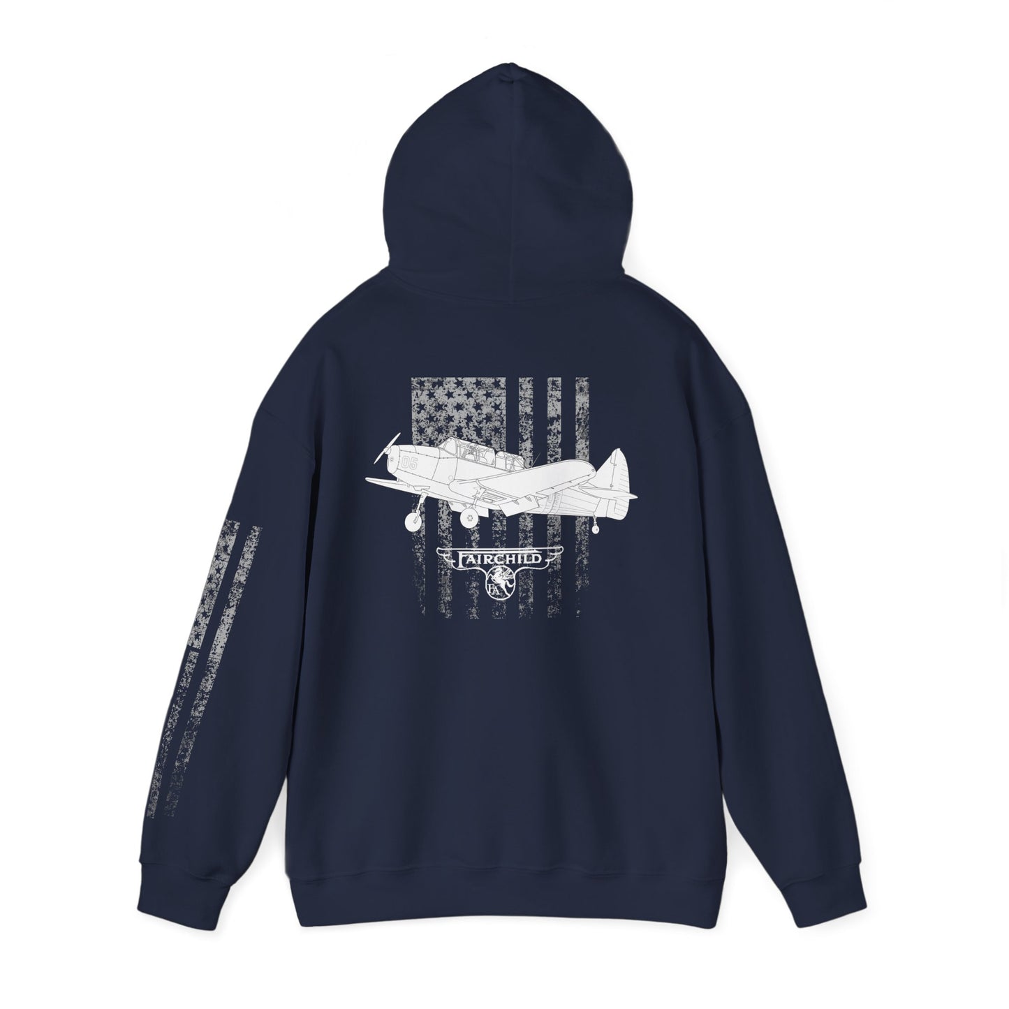 Fairchild PT-26 Aviator Vintage Hoodie, Unisex Pilot Sweatshirt, Retro Aviation Gift, Cozy Travel Wear, Unique Airplane Design