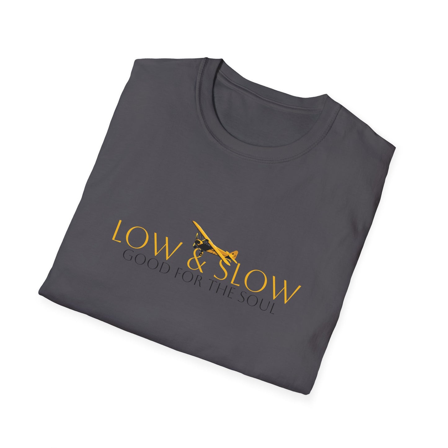 Low & Slow Taildragger Flying Aviation T-Shirt