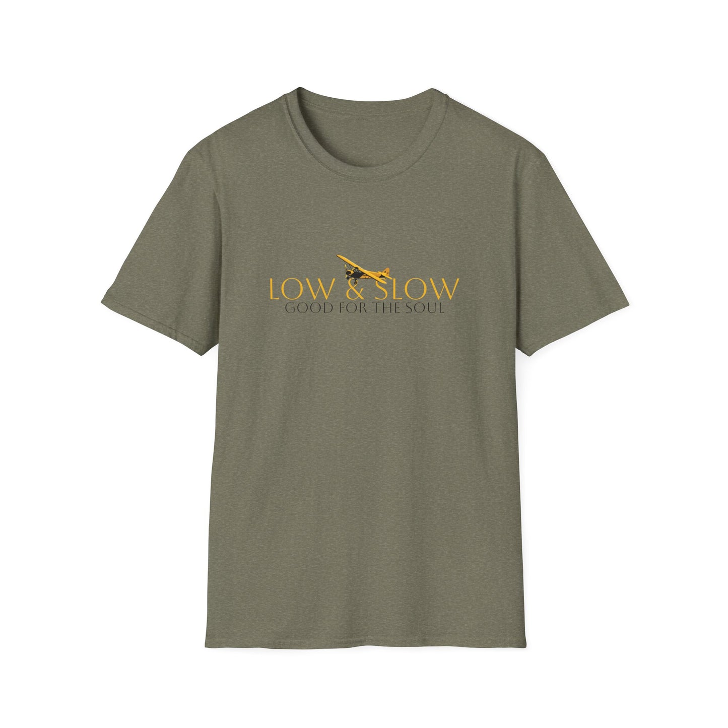Low & Slow Taildragger Flying Aviation T-Shirt