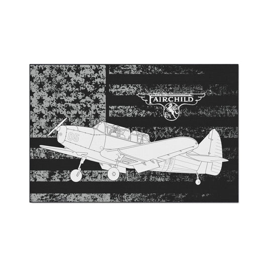 FairchildPT-26 Vintage Airplane Floor Mat, Fairchild Rug, Home Decor, Plane Enthusiast Gift, Aviation Decor, Man Cave Accessory