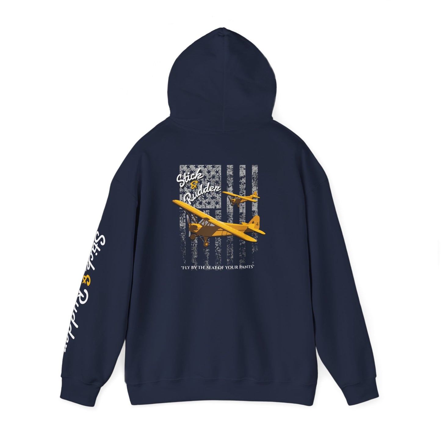 Stick & Rudder Aviator Vintage Hoodie, Unisex Pilot Sweatshirt, Retro Aviation Gift, Cozy Travel Wear, Unique Airplane Design