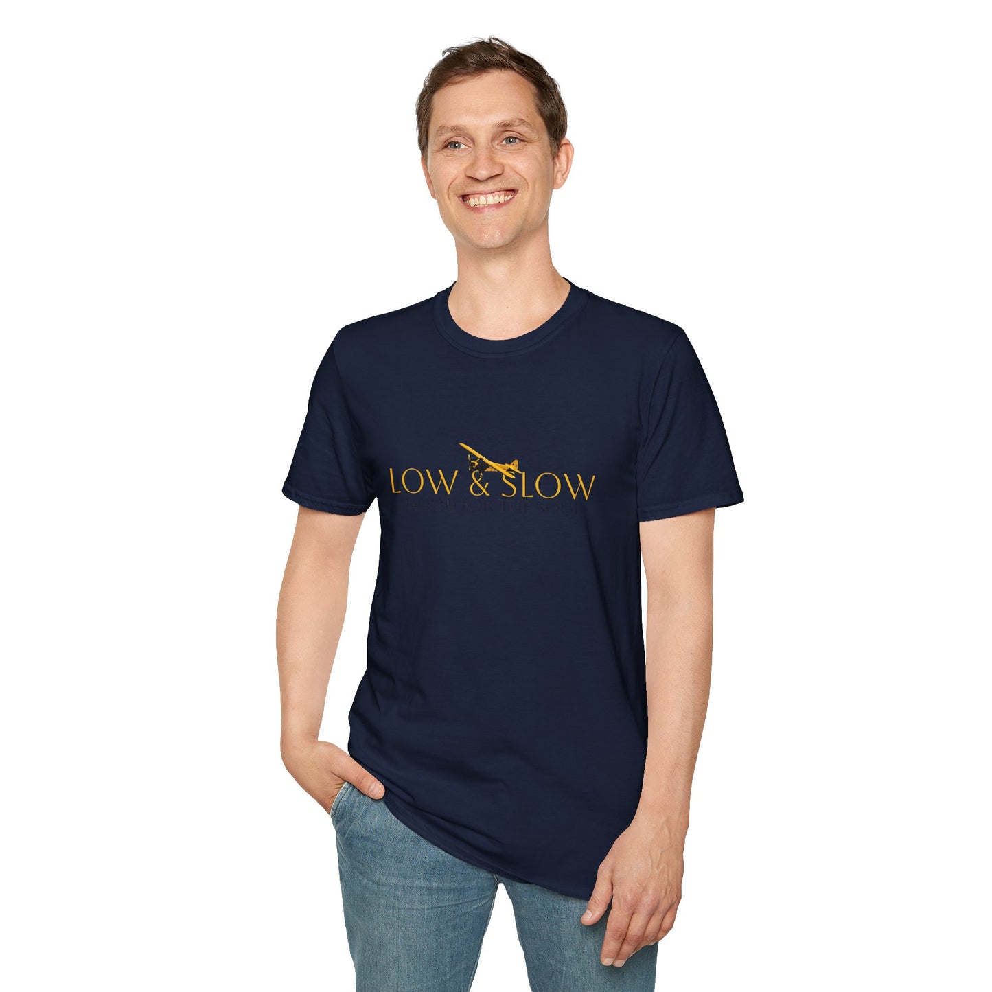 Low & Slow Taildragger Flying Aviation T-Shirt