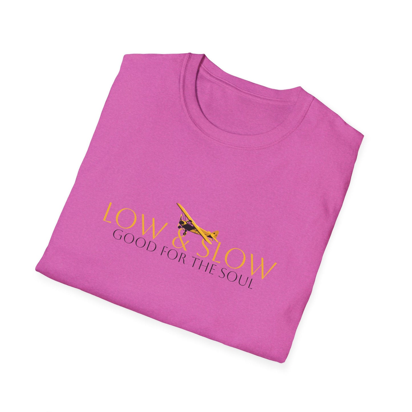 Low & Slow Taildragger Flying Aviation T-Shirt