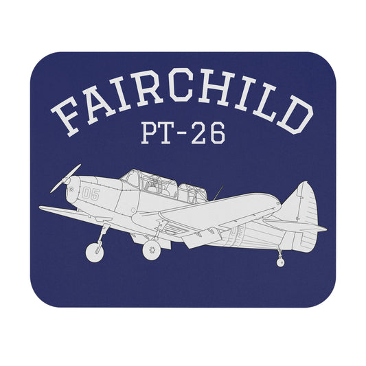 Fairchild PT-26 Vintage Airplane Mouse Pad -  Perfect Gift for Aviation Enthusiasts, Office Decor, Pilot Gifts