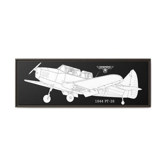 Fairchild PT-26 Framed Canvas Art Print - Vintage Aircraft Wall Decor, Airplane Gift for Aviators, Home Office Decoration, Aviation Enthusiasts, [...]