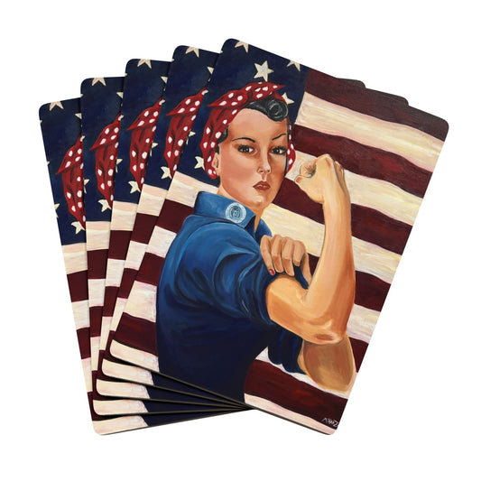 Rosie Poker Playing Cards for Game Nights, Unique Card Deck, Casino Theme Gift, Personalized Poker Set, Poker Night Essentials