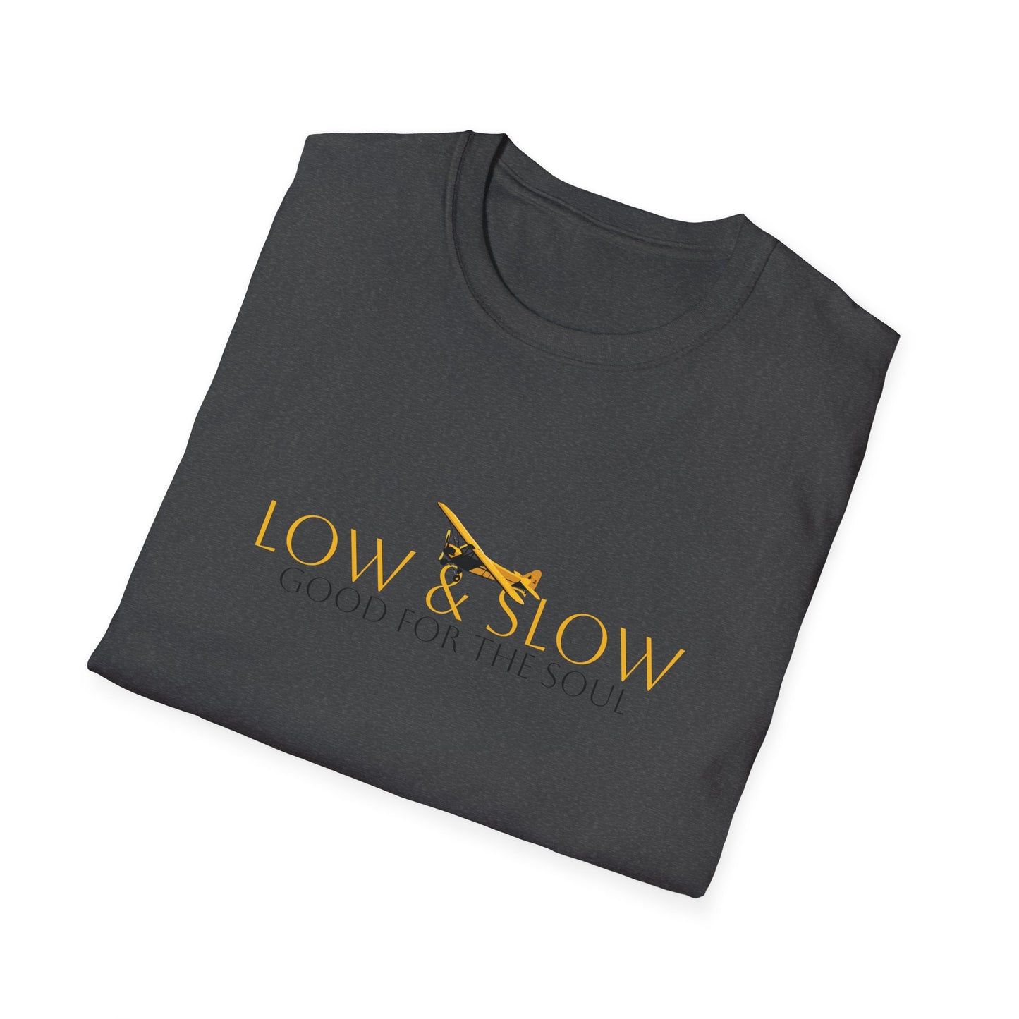 Low & Slow Taildragger Flying Aviation T-Shirt