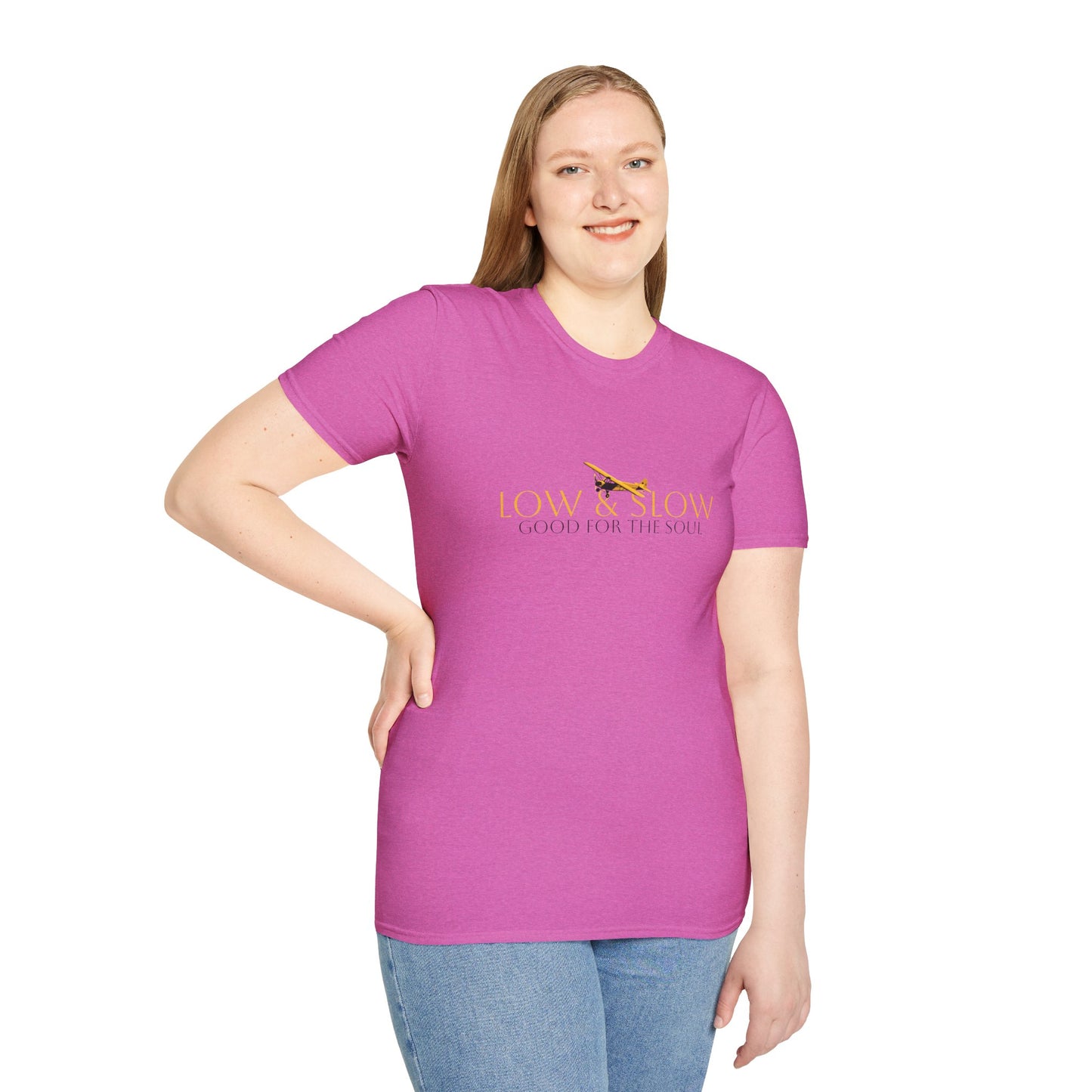 Low & Slow Taildragger Flying Aviation T-Shirt