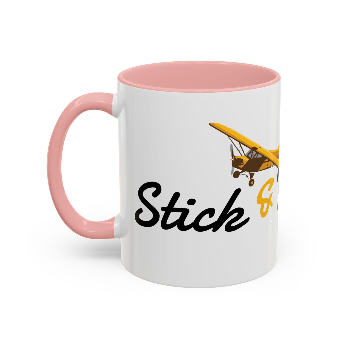 Stick & Rudder Coffee Mug with Airplane Design - Perfect Gift for Aviation Lovers, Personalized Travel Mug, Hot Beverage Cup, Unique [...]