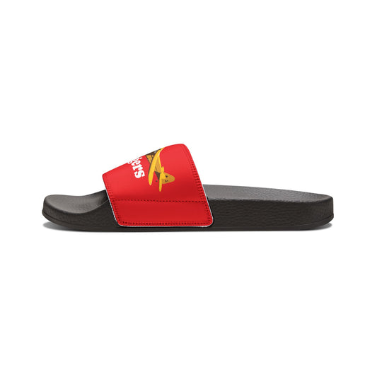Ladies Love Taildraggers Slide Sandals with Removable Straps, Summer Beach Slippers, Slip-On Casual Footwear, Vacation Sandals, Cute Gift for Her