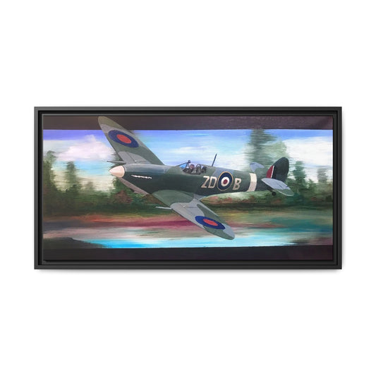 Spitfire Racing Home Framed Canvas Art Print - Vintage Aircraft Wall Decor, Airplane Gift for Aviators, Home Office Decoration, Aviation Enthusiasts, [...]
