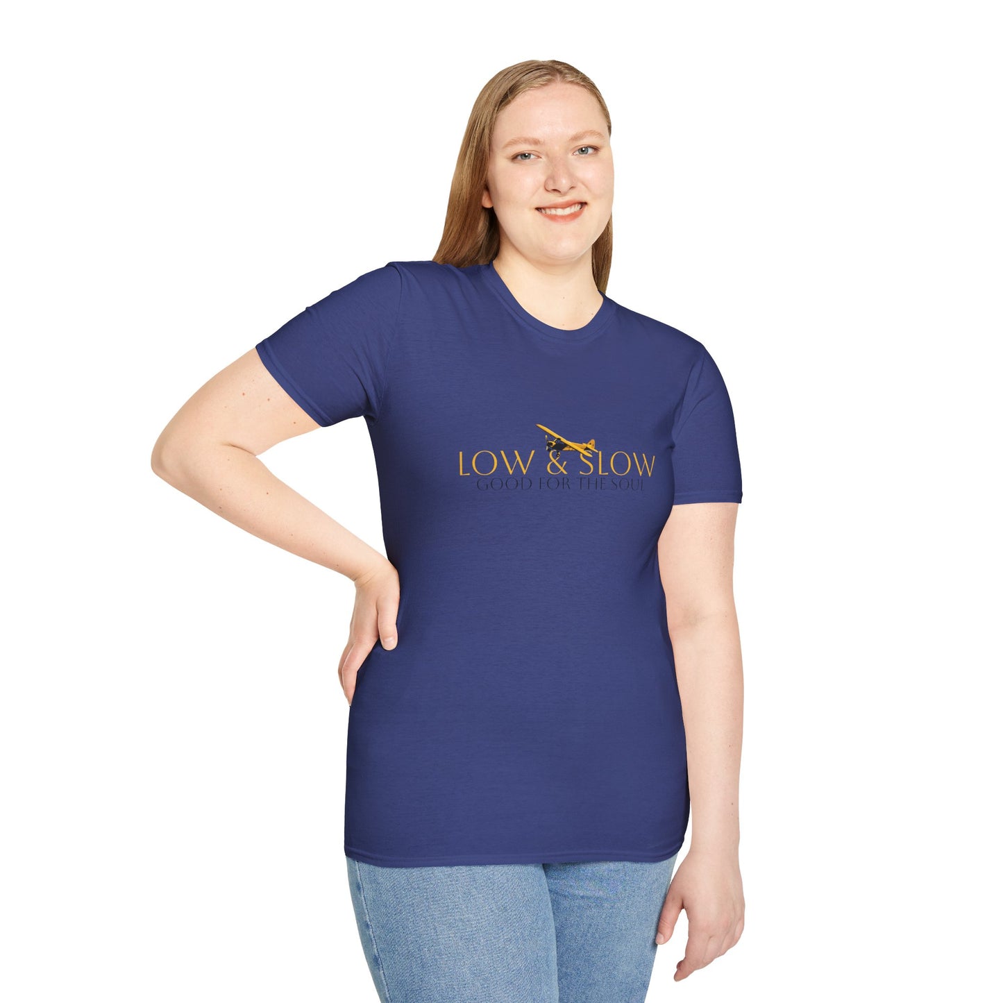 Low & Slow Taildragger Flying Aviation T-Shirt