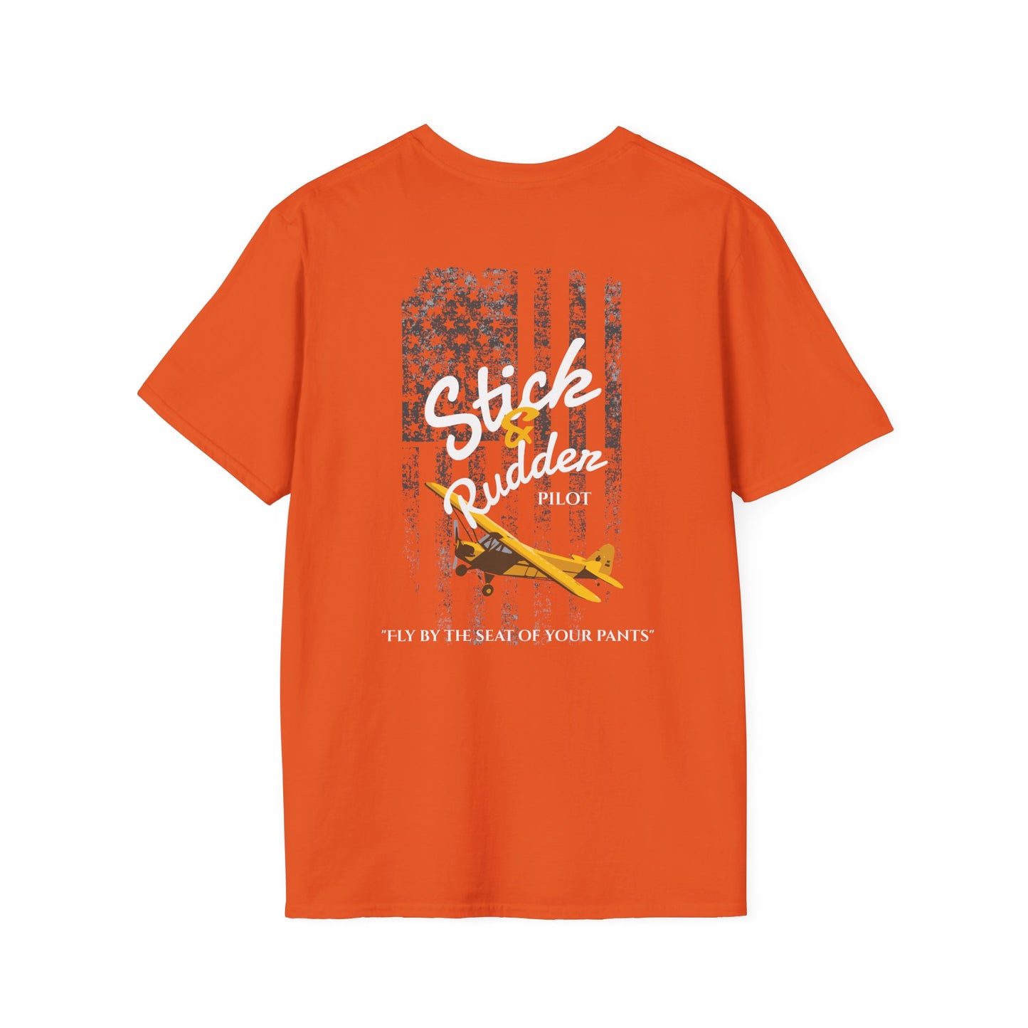 Cub Stick & Rudder Vintage Aviation T-Shirt