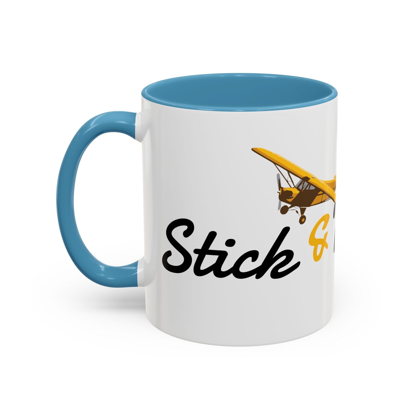 Stick & Rudder Coffee Mug with Airplane Design - Perfect Gift for Aviation Lovers, Personalized Travel Mug, Hot Beverage Cup, Unique [...]