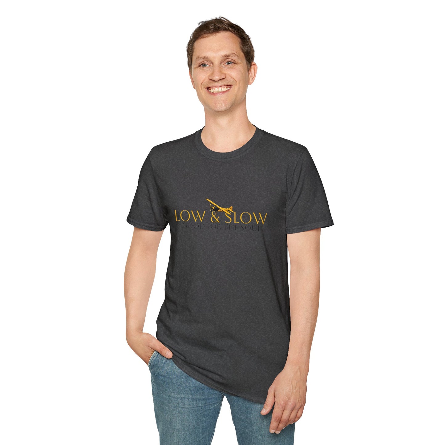 Low & Slow Taildragger Flying Aviation T-Shirt